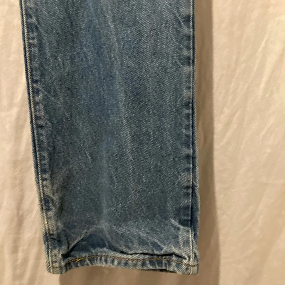 Vintage 90s Levis 517 Bootcut Jeans Medium Wash Denim 33x30 Faded Western Cowboy